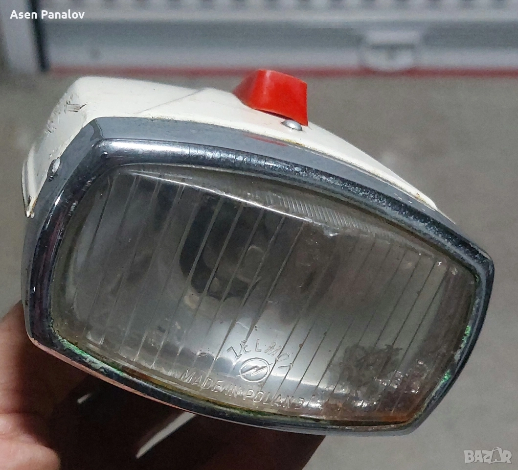 Стар фар за велосипед колело , снимка 1