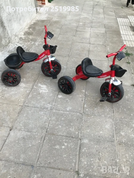2 броя метални триколки Hawk, снимка 1