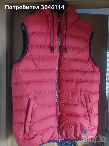 мъжка червена грейка, снимка 1