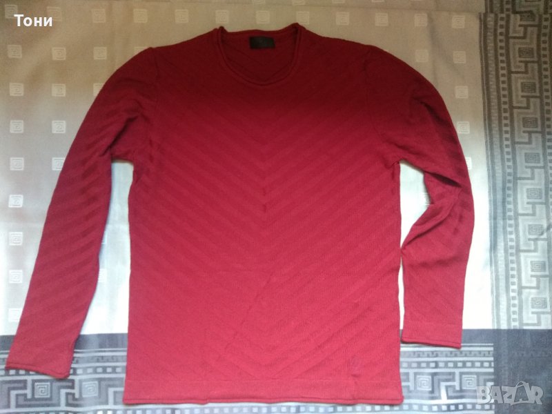 Мъжка блуза цвят бордо McQ Alexander McQueen, снимка 1