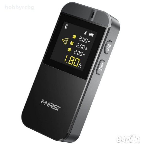 Bluetooth Лазерна ролетка, IR40, 40M, пренос на данни, презареждаема батерия, снимка 1