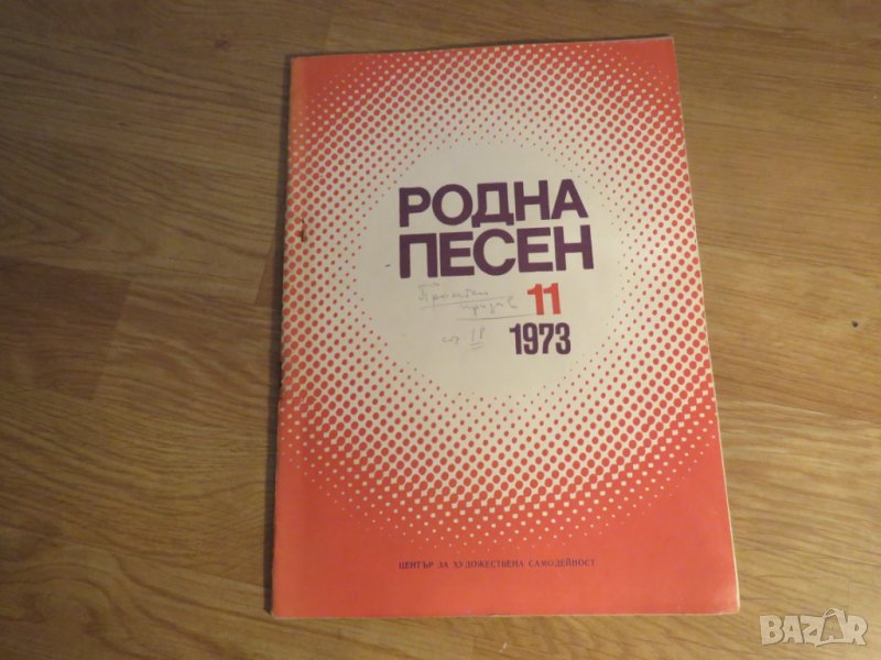 Стара колекция - Родна песен 11  73 - изд.1973 година - обработени и нотирани песни фолклор, снимка 1