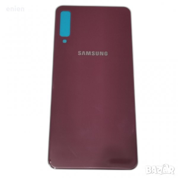 Заден капак, панел стъкло за Samsung Galaxy A7 2018 / Розов, снимка 1
