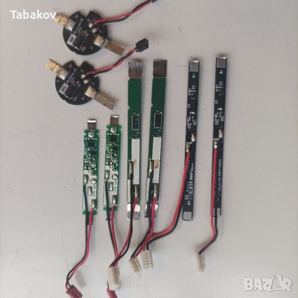 1S BMS 3.7V 5A, защитна платка PCB BMS board, 4.2V 5A, 4.25V 5A, снимка 1