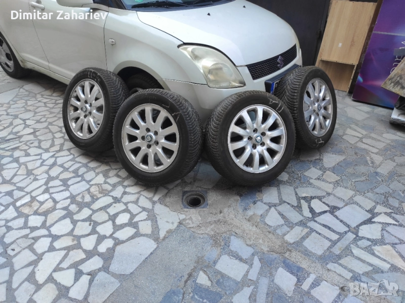 Джанти за Jaguar X-Type - 16ки + Зимни гуми, снимка 1