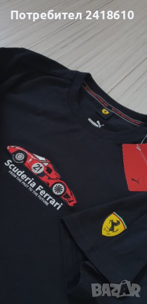Puma Scuderia Ferrari Mens Cotton Size M НОВО! ОРИГИНАЛ! Мъжка Тениска!, снимка 1