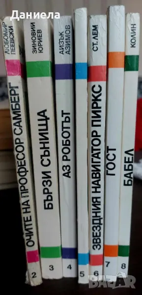 Книги от поредица на "Народна младеж"-Библиотека Фантастика., снимка 1