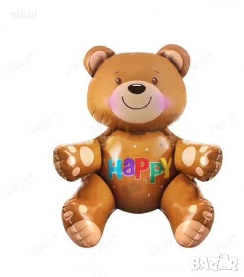 Happy Голямо мече фолио фолиев балон хелий или въздух рожден ден парти, снимка 1