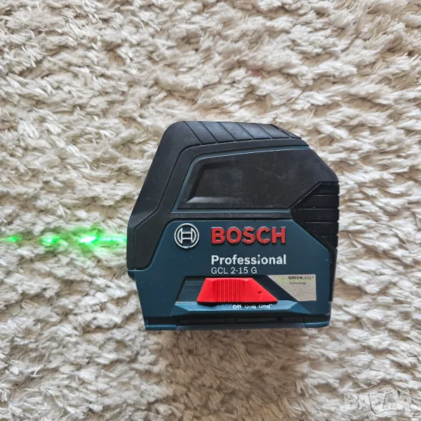 Bosch GCL 2-15 G, линеен зелен лазер , снимка 1