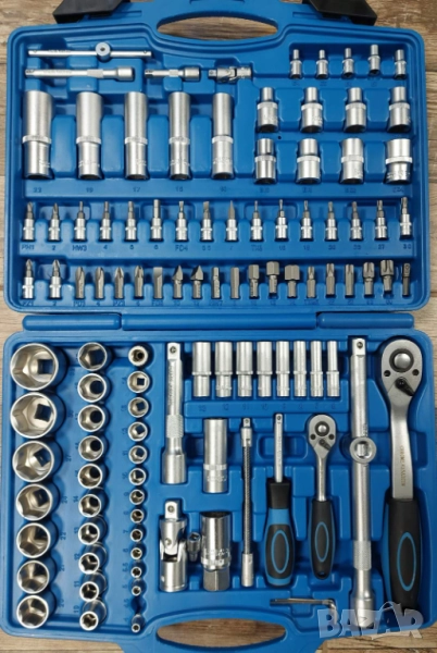 Комплект гедоре 1/4 и 1/2.– 111 части, снимка 1