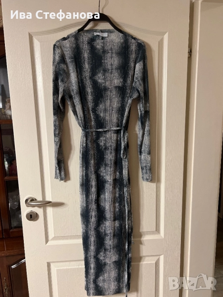 Нова еластична дълга миди midi дължина ежедневна елегантна рокля , снимка 1