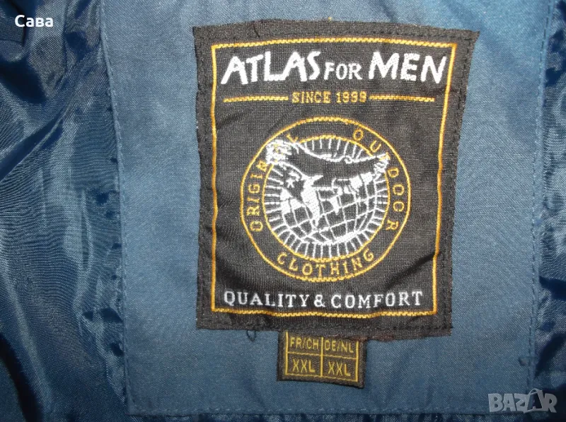 Якета пролет,есен ATLAS  мъжки,2-3ХЛ  /синьо и кафяво/, снимка 1