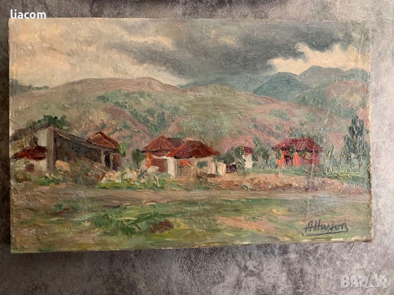АНГЕЛ НИНОВ (1927-2017) - картина масло/платно, снимка 1