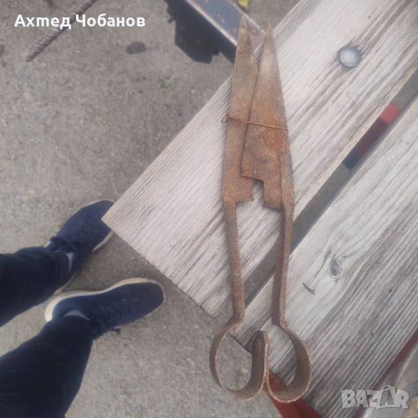 Стара ножица за стригане на овце , снимка 1