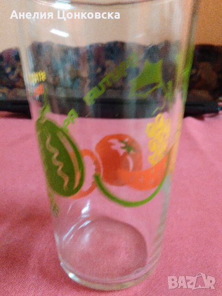 Стара рисувана чаша"ПЛОДОВЕ", снимка 1