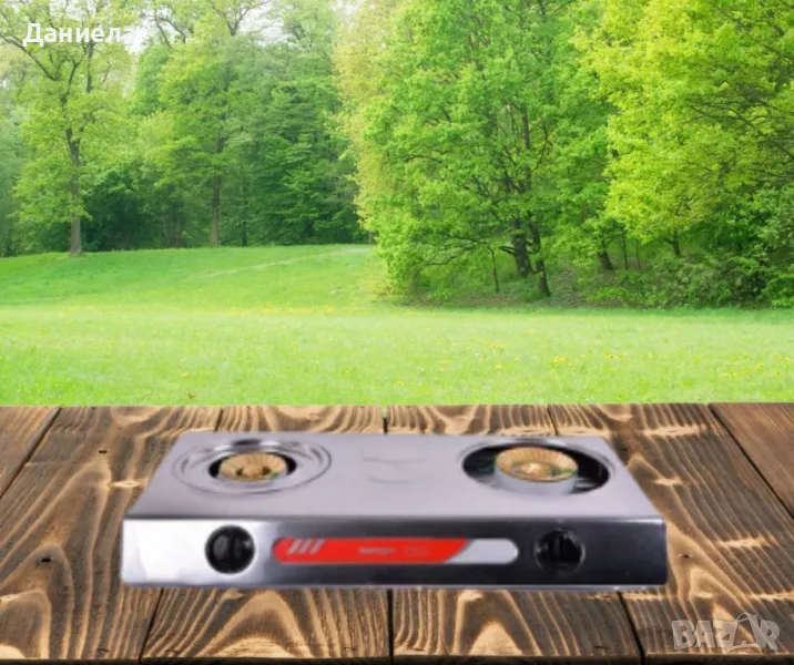 Двоен газов котлон, Benzer , със защита, снимка 1