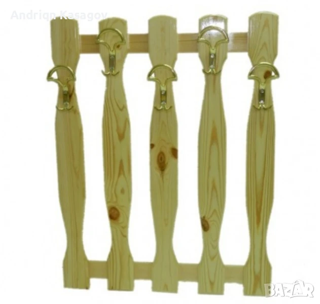дървени закачалки за стена , снимка 1