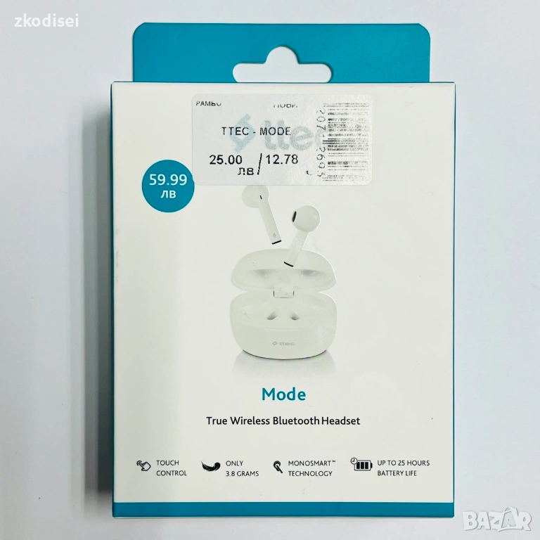 Bluetooth слушалки TTEC MODE, снимка 1
