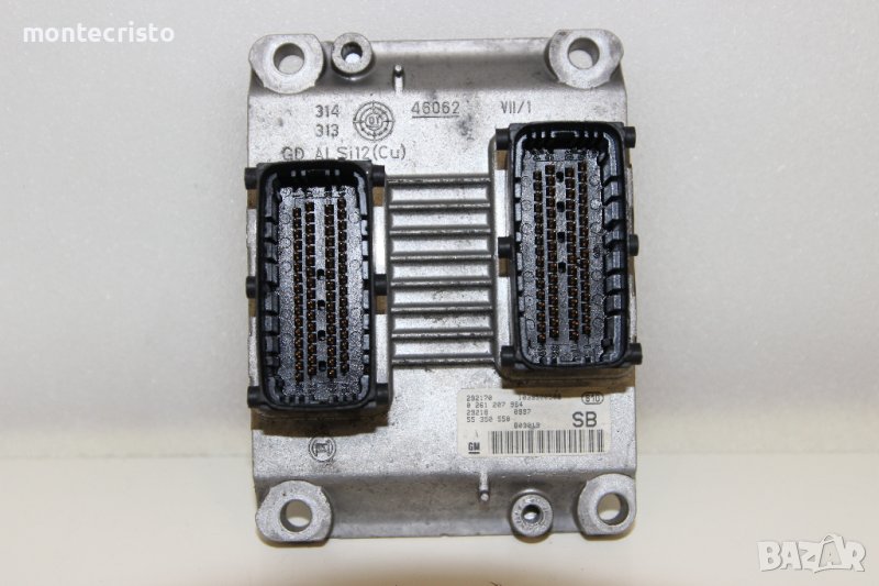 Моторен компютър ECU Opel Agila A (2000-2008г.) 0 261 207 964 / 0261207964 / 55 350 550 / 55350550, снимка 1