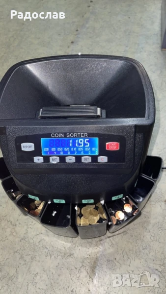 Електрическа броячна машина за монети и в евро – бързо и точно сортиране., снимка 1