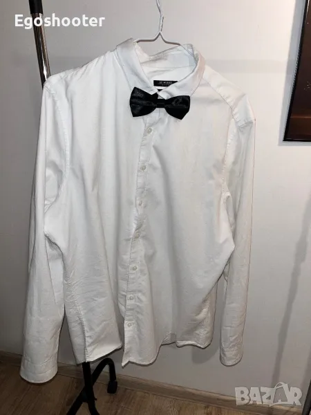 Мъжка риза с папионка H&M, снимка 1