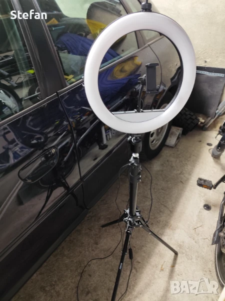 Hama Лампа "SpotLight Steady 120 II" LED Ring Light, комплект за смартфон, статив, 12", снимка 1