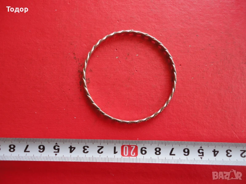 Старинна метална гривна 4, снимка 1