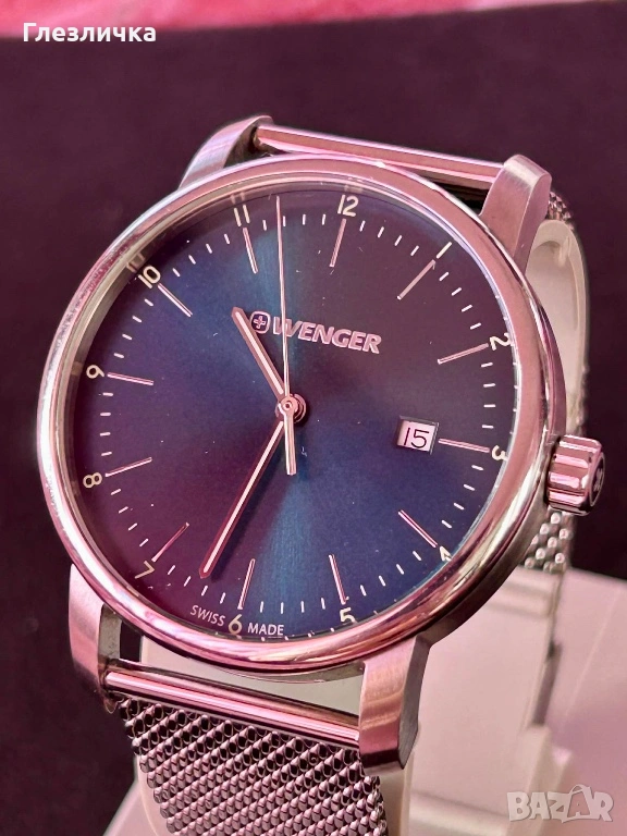 Оригинален швейцарски кварцов часовник Wenger., снимка 1