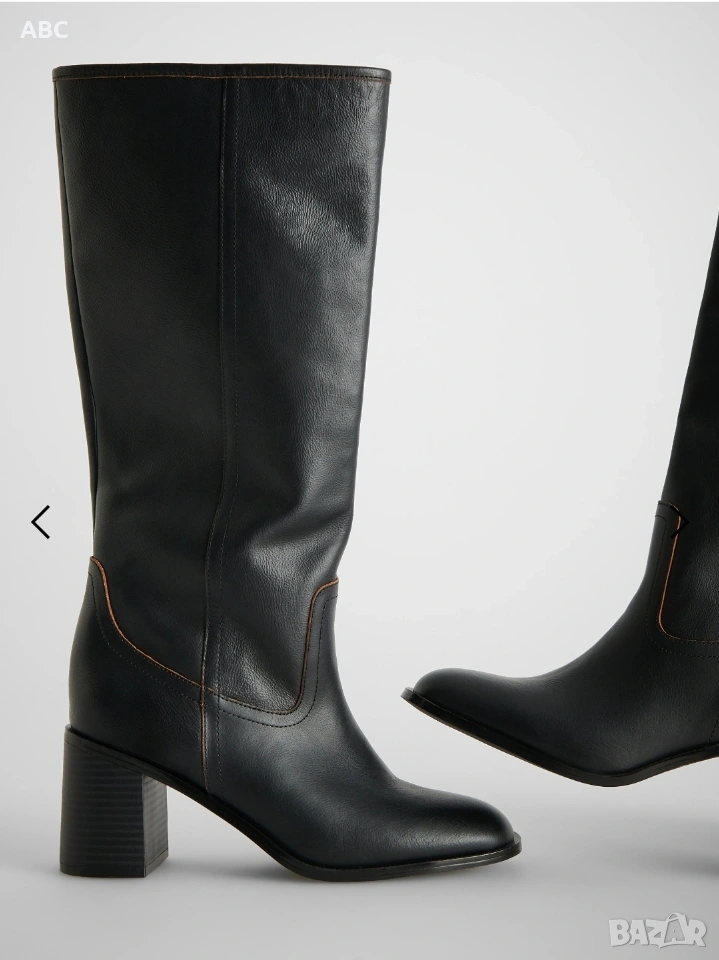 дамски ботуши от телешка кожа, снимка 1