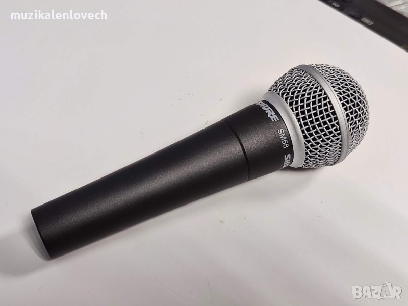 Shure SM58-LCE Cardioid Dynamic Microphone - Динамичен Про Микрофон /КАТО НОВ - ОРИГИНАЛ/, снимка 1