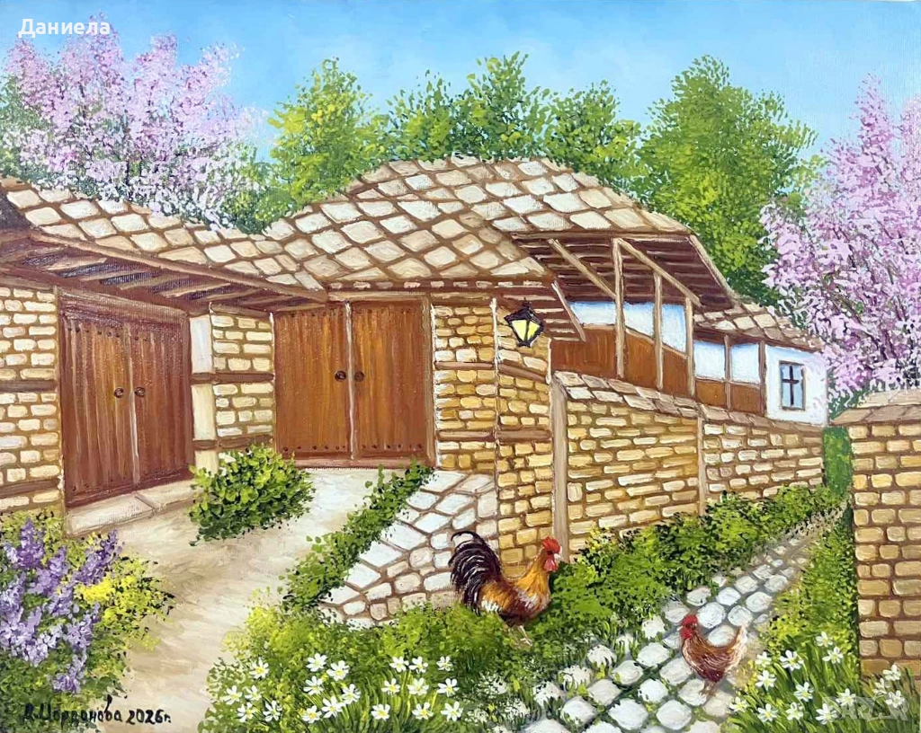 Авторски картини с маслени бои., снимка 1