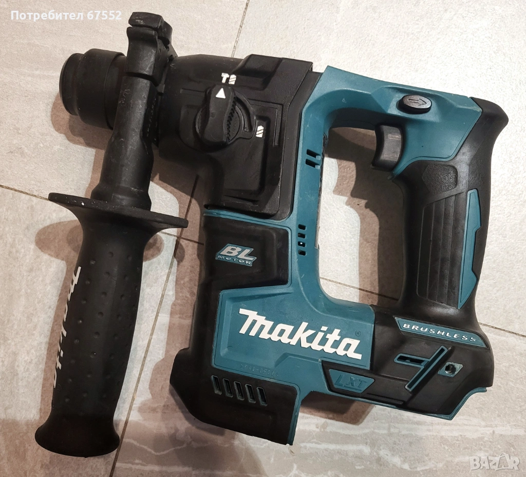 Компактен безчетков перфоратор Makita DHR171. 18 волта, само тяло., снимка 1