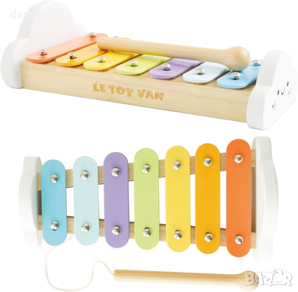 Le Toy Van Образователна музикална играчка ксилофон за малки деца , снимка 1
