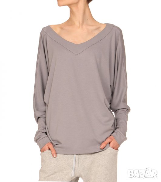 Дамска блуза в сив нюанс марка Yuliya Babich - M/L/XL, снимка 1