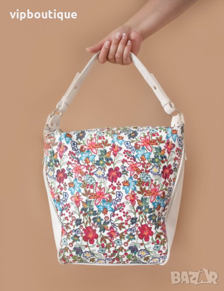 Дамска Чанта-Цветя, снимка 1