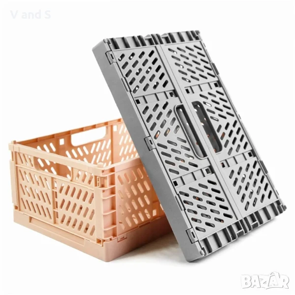 Кутии за съхранение на багаж,с размер 43 см,29 на 16 см височина, 2бр., снимка 1