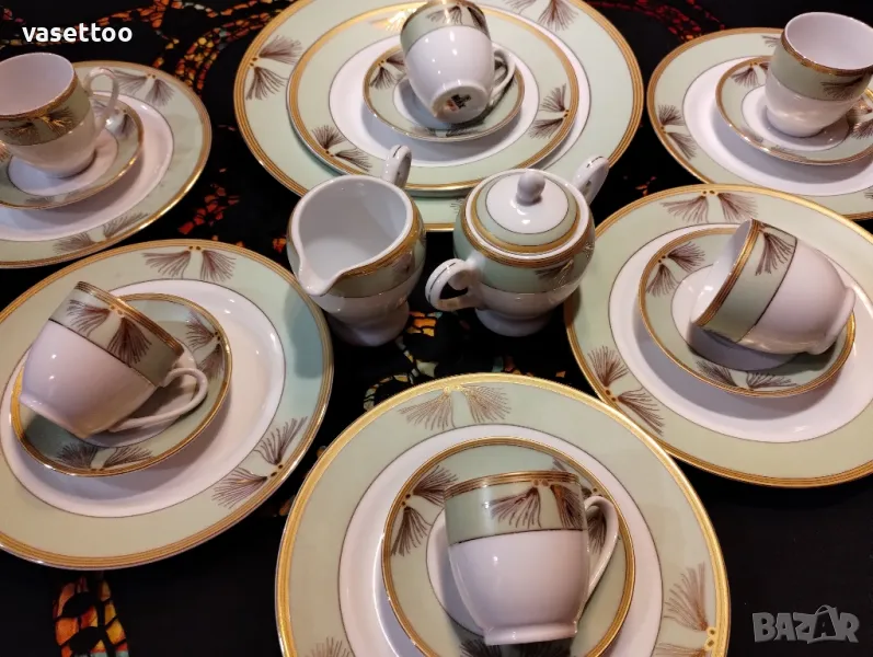 Нов сервиз за кафе 21 части, снимка 1