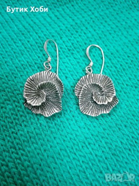 Авторски обеци СБХ сребро 925, снимка 1