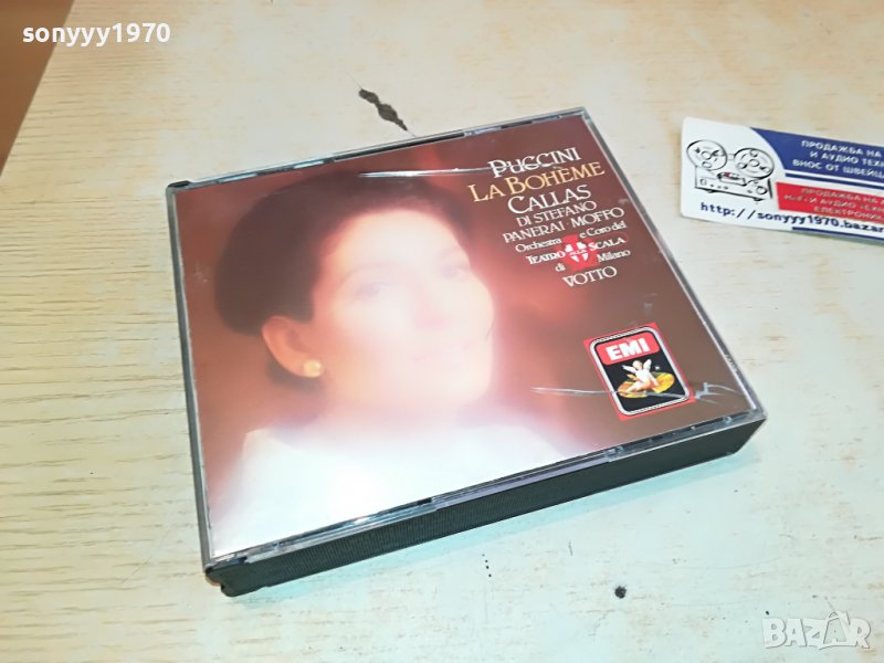 PUCCINI LA BOHEME CALLAS X2 CD MADE IN WEST GERMANY 2603231807, снимка 1