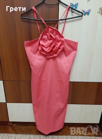 Елегантна лятна дамска рокля с цвете!, снимка 1