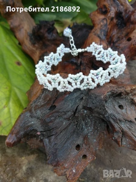 Гривна от чешки мъниста , снимка 1