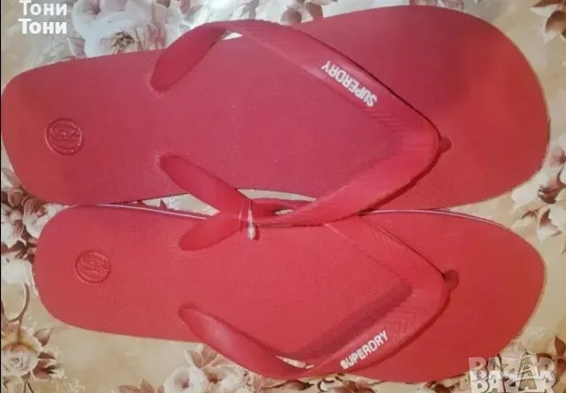 SuperDry Нови Мъжки Чехли с Етикет 45, снимка 1