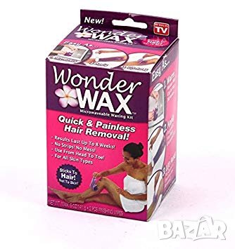Чудната Wonder Wax кола маска за мъже и жени (гърди,крака,вежди,подмишници), снимка 1