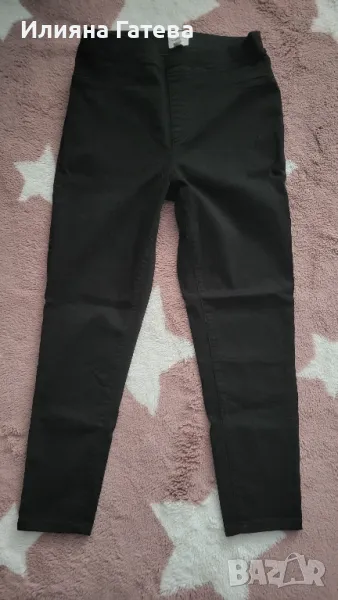 Черни дънки French connection р-р М, обувани веднъж, снимка 1