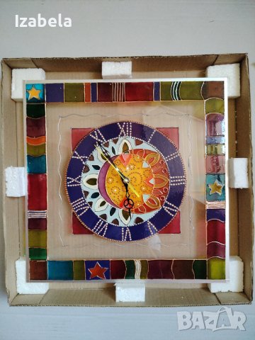  ръчно рисуван часовник (6), снимка 3 - Стенни часовници - 42963051