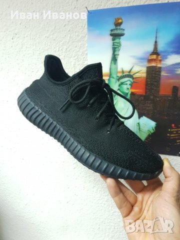 маратонки Adidas × Kanye West Yeezy Boost 350 V2 “Onyx” номер 43,5-44 , снимка 13 - Маратонки - 39204345