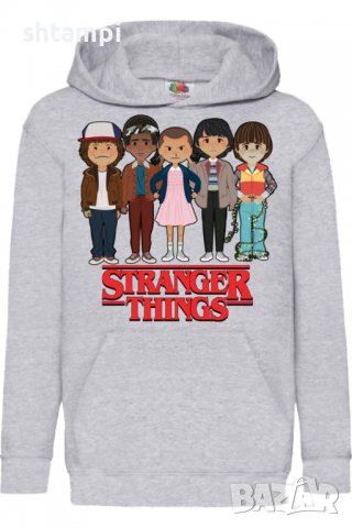 Детски Суитчър/Суитшърт Stranger Things 03,Игра,Подарък,Изненада,Забавление,Рожден Ден, снимка 2 - Детски анцузи и суичери - 38357607