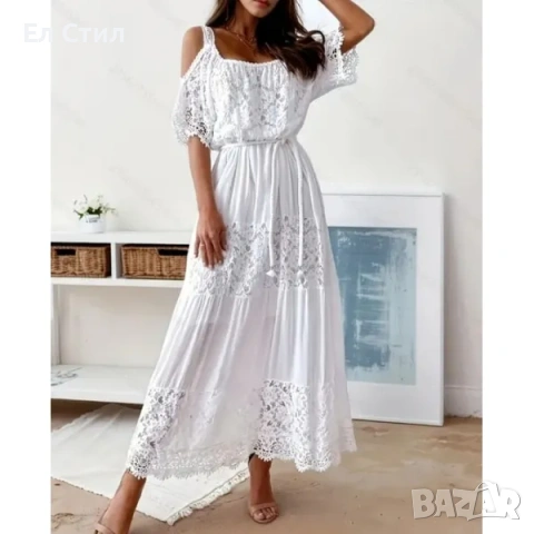 💕Дълга бохо рокля., снимка 4 - Рокли - 53560317