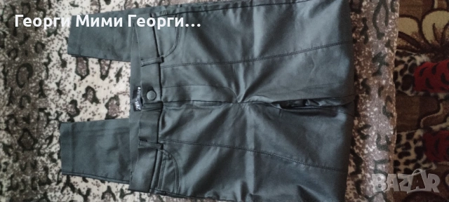 Дамски кожен панталон , снимка 3 - Панталони - 53431377