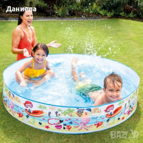 PVC Басейни I n t e x 58472NP за деца с уникални дизайни - За летните игри и забавления!, снимка 5 - Басейни и аксесоари - 50581110